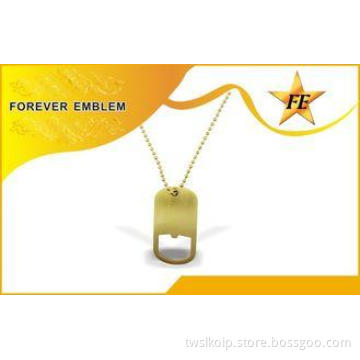 Zinc Alloy Personalised Dog Tags With Bottle Opener For Cha